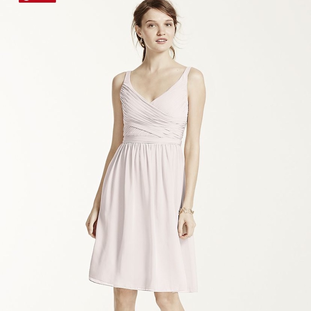 David’s Bridal Bridesmaid Dress- Marine Size 6
